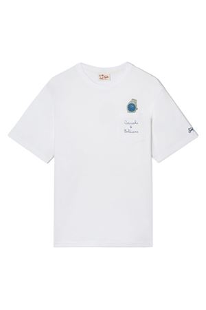 T-Shirt Austin Uomo In Cotone Con Tasca Frontale MC2 SAINT BARTH | T-shirt | AUS000104294L